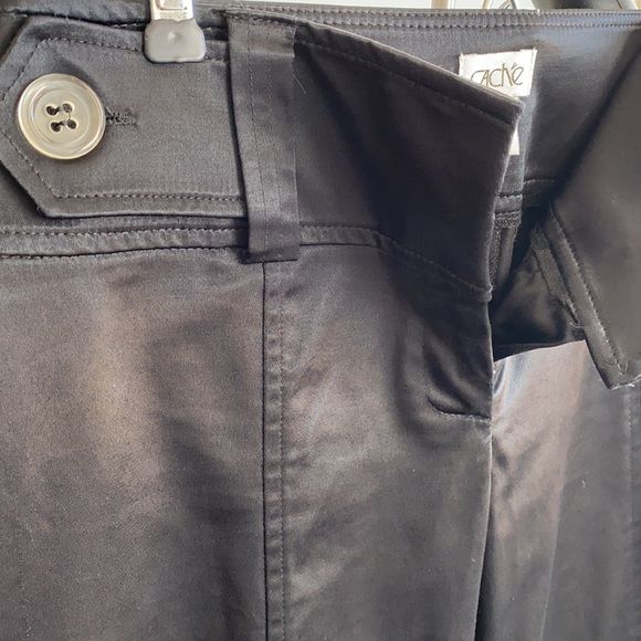 Cache black silky capri pants - Picture 4 of 4